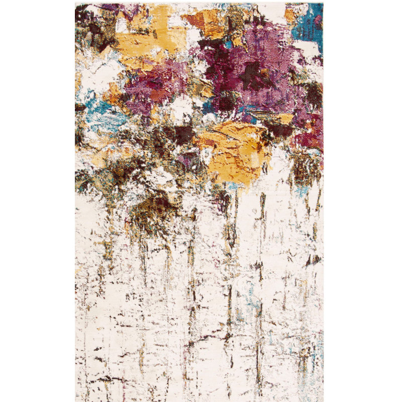 Tapis abstrait Mancheer Performance, Rectangle 3 pi x 5 pi