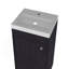 Meuble-lavabo avec 1 porte et 2 tablettes de rangement Wengue-1187135442