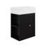 Petit meuble-lavabo flottant de 20 pouces, armoire murale avec lavabo, tablette latérale, armoire de rangement en panneau de fibres à densité moyenne avec tiroir-1814050862