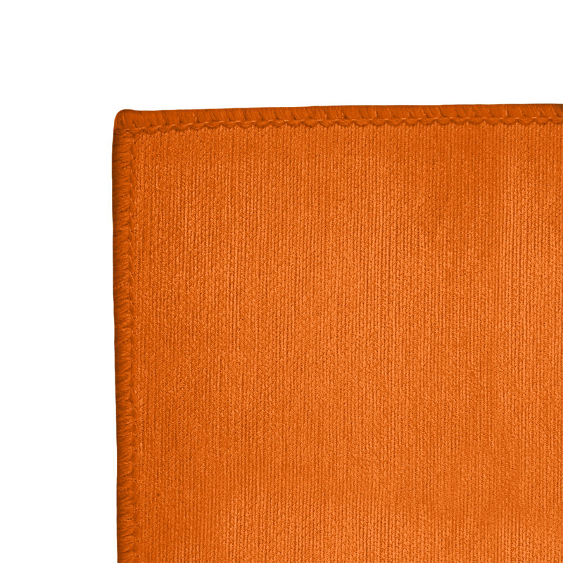 Tapis orange/jaune/bleu tissé à plat Miami, Rectangle 2 pi x 3 pi