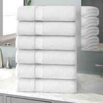 600+ GSM Turkish Cotton 6 pc Bath Towel Set by Madison Park