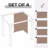 10X10FT Gazebo Sidewall, For Outdoor Use With Panels & Hooks (Brown)