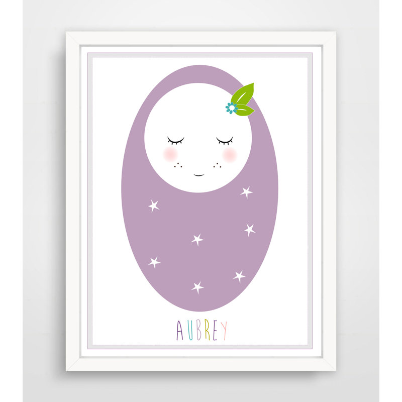 «Sweet Swaddle Baby», impression sur papier encadrée, H 10 po x l 8 po