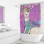 Rideau de douche simple Sherley-470873356