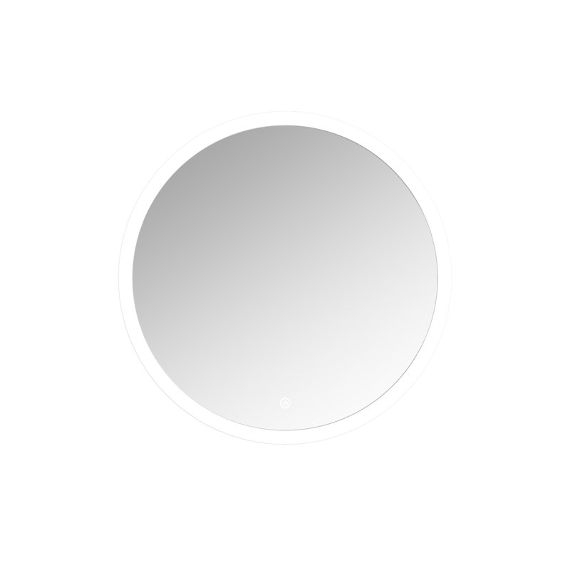 Flat Wall Mirror with Hooks