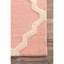 Tapis en laine tissé à la main rose bébé Daedra-1933653441