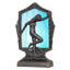 9" High Deco Posing Lady Accent Lamp-115471282