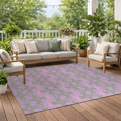 Tapis d'extérieur décoratif Anjelica