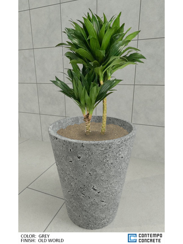Jardinière Ember, Gris Ancien Monde