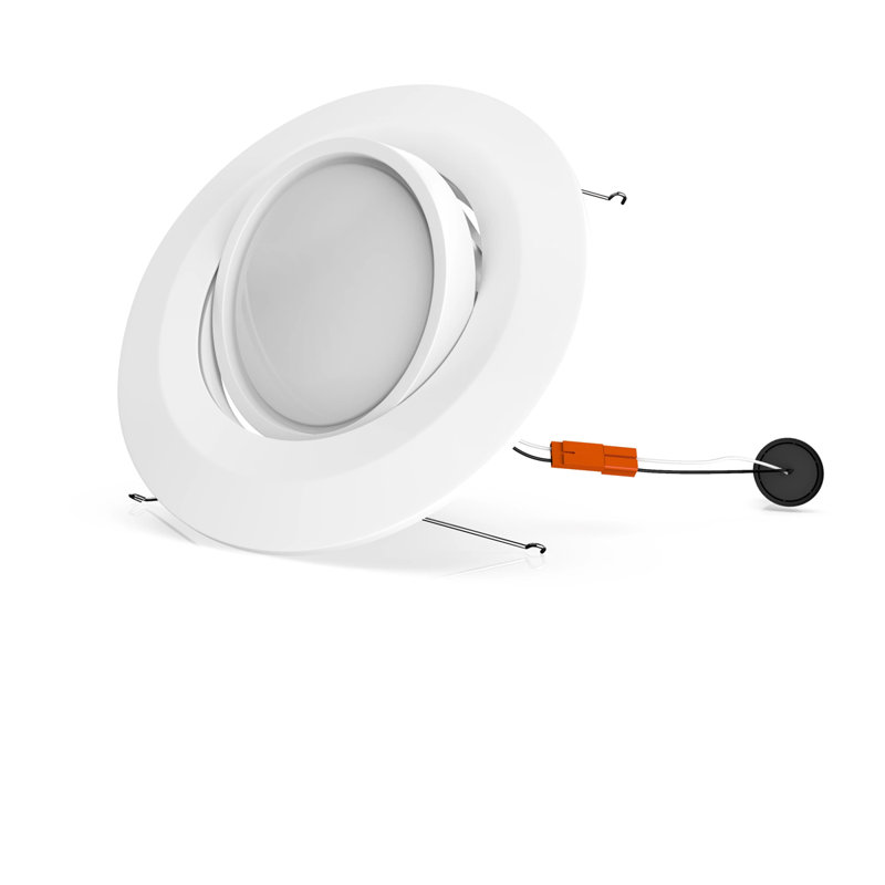 5/6" Round 15W LED Recessed Dimmable Downlight, 3000K