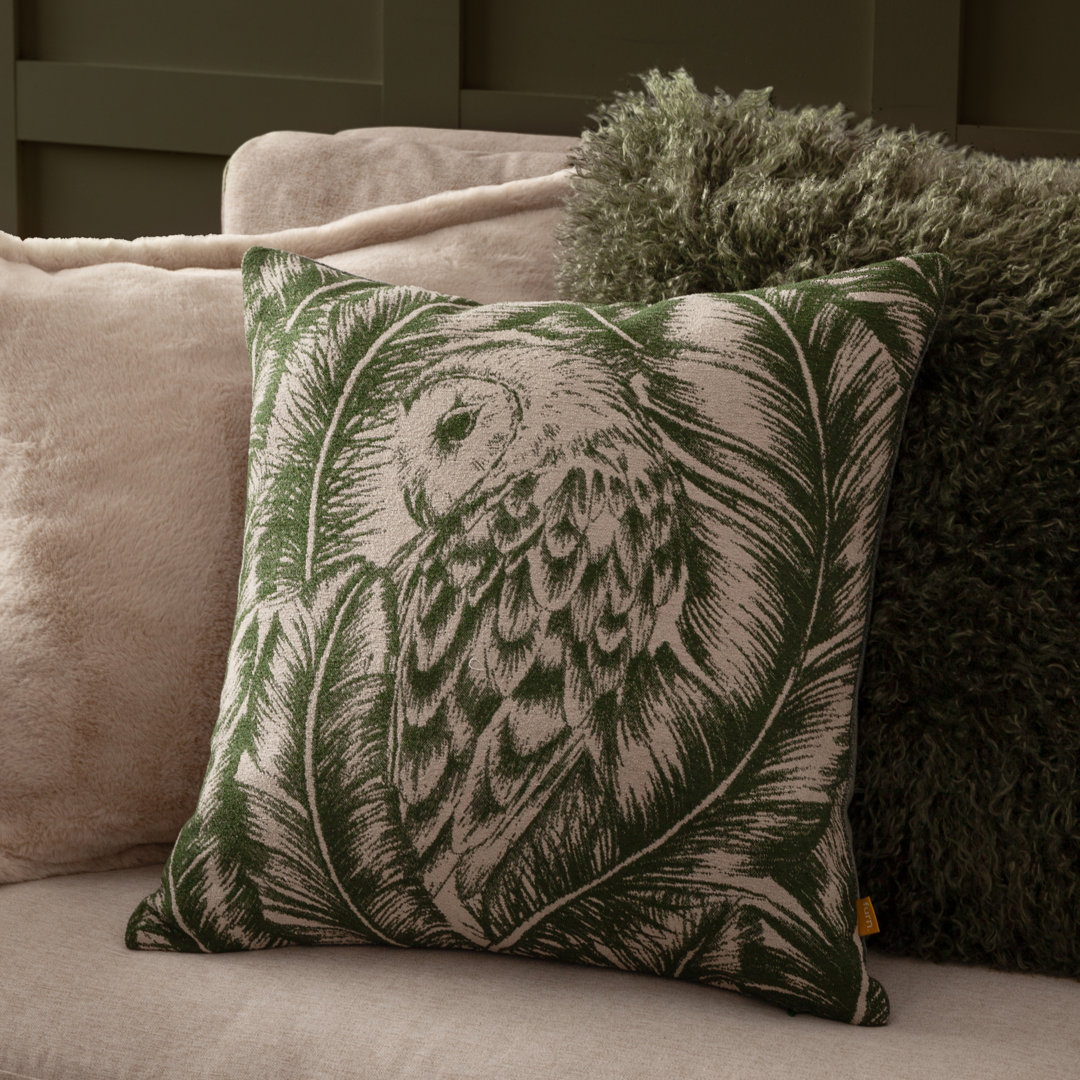 Albus Abstract Square Cushion Cover
