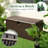 Topbuy 50'' W 120 Gallons Lockable Deck Box