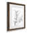Papier, cadre noyer