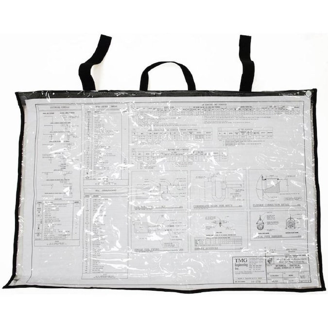 Housse de rangement portative Blueprint, H 36 po x l 48 po