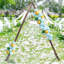 Arche de mariage en bois 8,2 pi, support pour fond de mariage