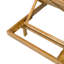 Wynrix 2-Person Modern Rustic Outdoor 5-Position Acacia Wood Chaise Lounge Set for Patio Poolside