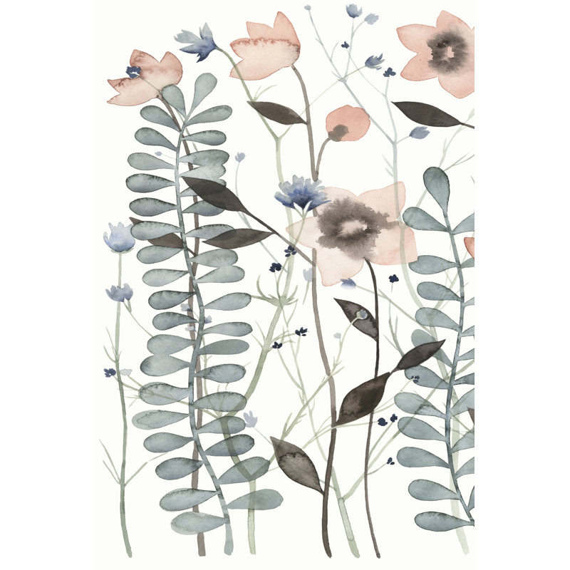 Ethereal Triptych I by Grace Popp - Wrapped Canvas Painting, 46cm H x 30cm W x 3.8cm D