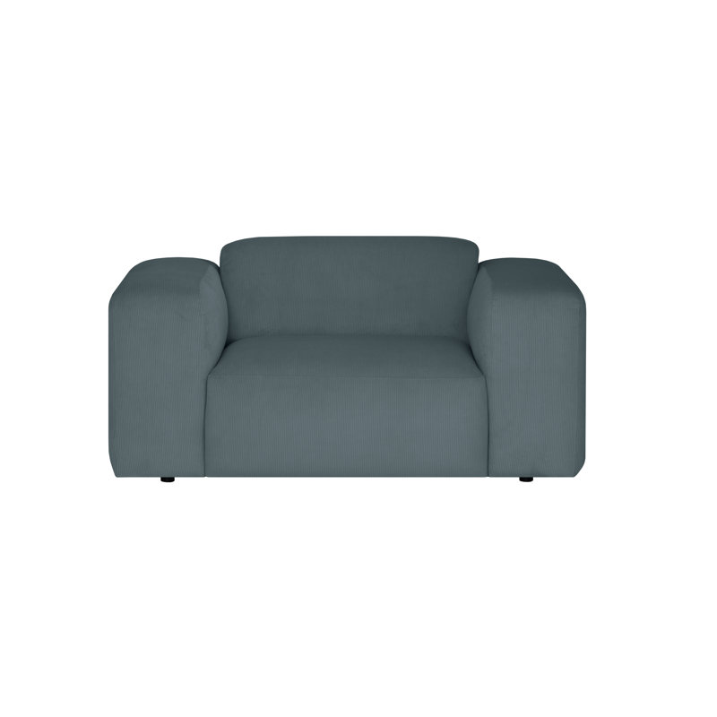 Chiodo Loveseat- small sofa element, Blue