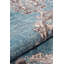 Tapis décoratif bleu à motif tissé rétro-1785878565