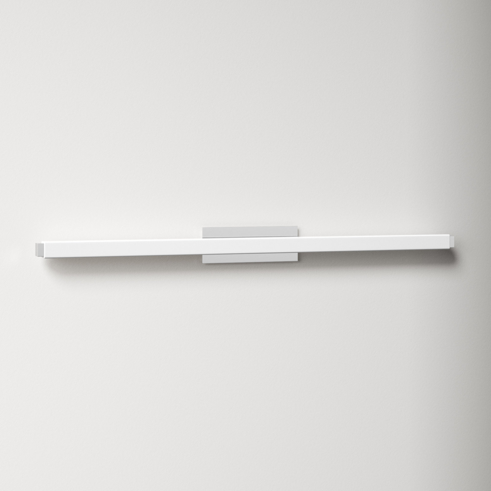 Erby Single Light Dimmable LED Flush Mounted Sconce, 3500K, Chrome, 3" H x 37.75" W x 3.38" D