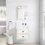 Armoire à pharmacie de salle de bain avec miroir biseauté l 20 po x H 26 po - La porte de gauche s'ouvre silencieusement, un compartiment de rangement spacieux, un miroir de réflexion HD, du bois d'ingénierie, un assemblage de charnières douces de 20 po x 26 po-714314137