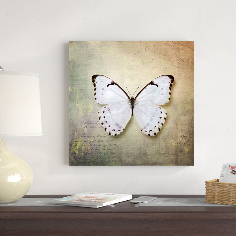 Papillon français II, H 20 po x l 20 po