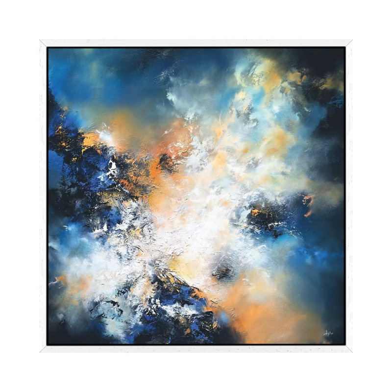No Calamity Need Be Feared 1 Piece Wall Art on Canvas, 93.98cm H x 93.98cm W x 3.81cm D, White Framed Canvas