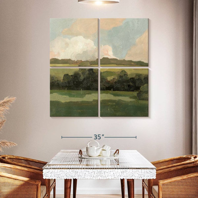 Alvord Ochre Evening II, 45'' H x 45'' W
