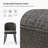 Kanalu Modern Dining Chair Set with Solid Wood Legs-1109626422-1109626423