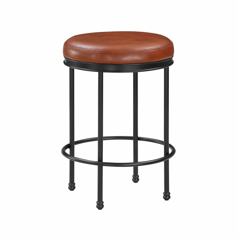 Tabouret à hauteur de comptoir Michael Caramel