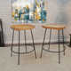 Samanthia Solid Wood Bar and Counter Stool