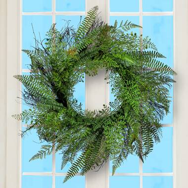 39 Artificial Mixed Fern Garland