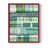 Teal Pattern II Framed Print - Solid Wood-100623361-100623368