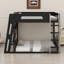 Lit superposé en bois avec bureau-1427063435