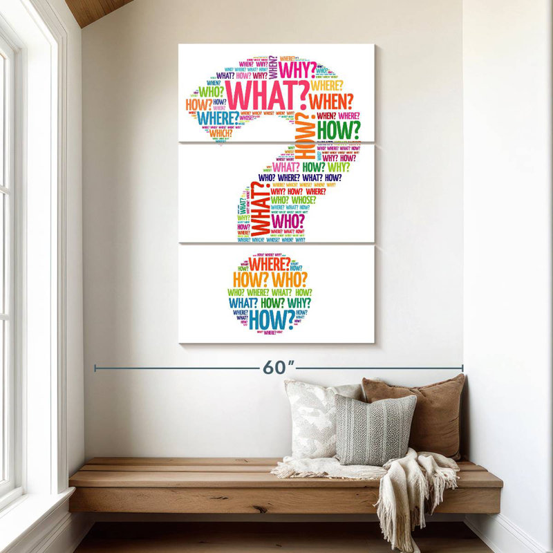 Keiri Question Mark, 50" H x 32" W