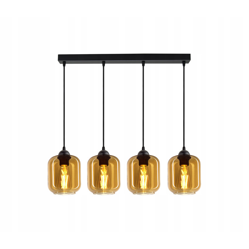 Salas 4 - Light Kitchen Island Pendant, Honey