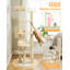 Arbre à chat 59 po Cactus, grand arbre à chat pour chats d'intérieur, tour à chat pour grands chats, tour à chat multi-niveaux, condo pour chat avec grand hamac, poteau à griffes et 2 perchoirs-1011061153