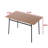 5-Piece Dining Table Set