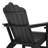 Lucus Poly HDPE Adirondack Chair with Cupholder-2061860384