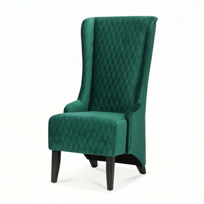 23.03" Wide High-Back Velvet Dining Chairs
