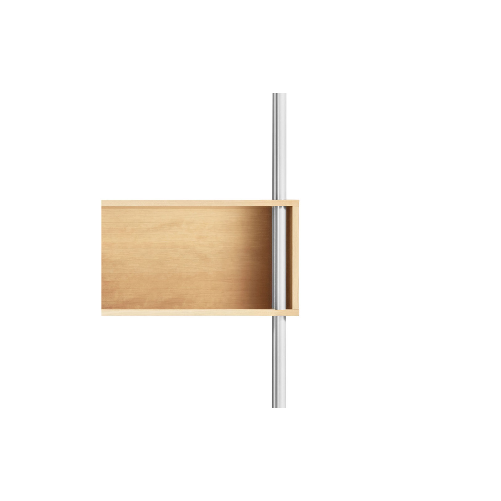 Chicago Standard Bookcase, Steel/Maple