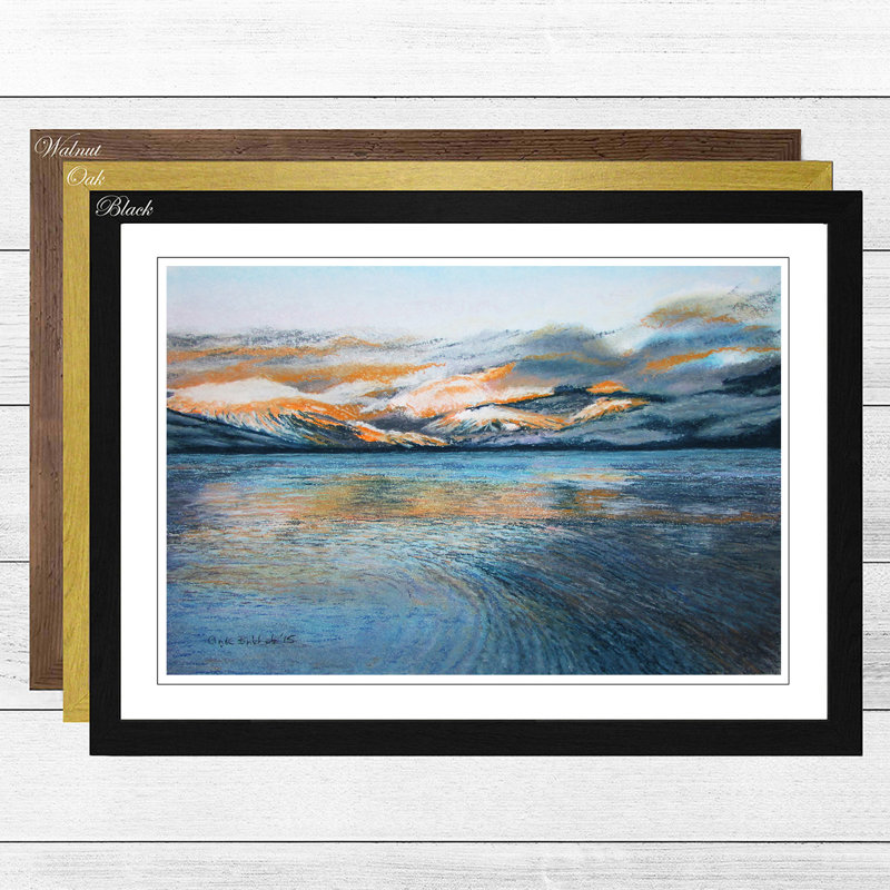 J.M.W. Turner - Single Picture Frame Painting, Black