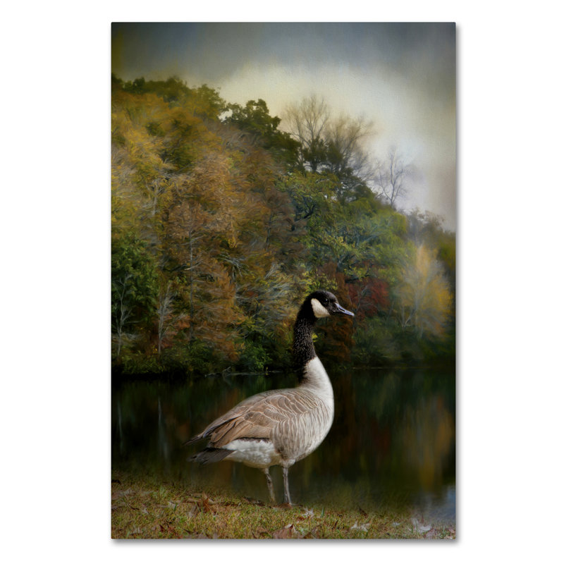 «The Canadian Goose» de Vidur, impression sur toile tendue, H 32 po x l 22 po