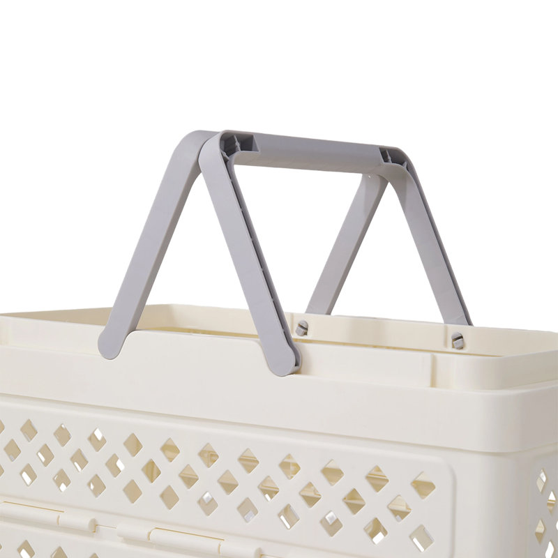 Plastic Laundry Basket with Handles