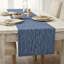 Chemin de table en coton avec bords cousus décoratifs, écharpe de commode, couvercle supérieur de meuble-437755279-437755276