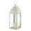 Distressed Ivory Candle Lantern | Rustic Farmhouse Decor