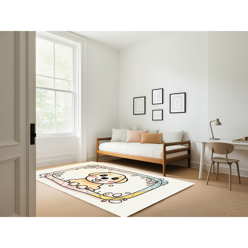 Tapis pour enfants East Urban Home, Rectangulaire 2 pi x 3 pi