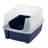 IRIS Open-Top Plastic Cat Litter Box with Shield