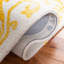 Tapis en laine / coton touffeté à la main Berman en ivoire / or-1407421286