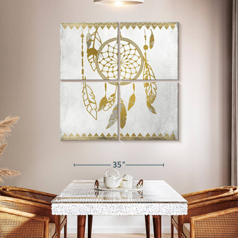 Kerner Dreamcatcher I, 45" H x 45" W